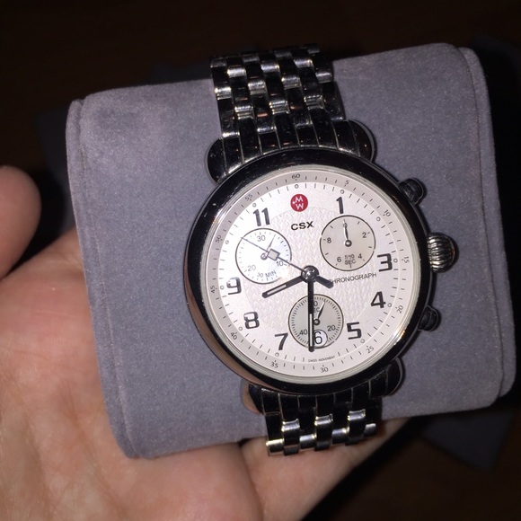 Michele Round Face watch