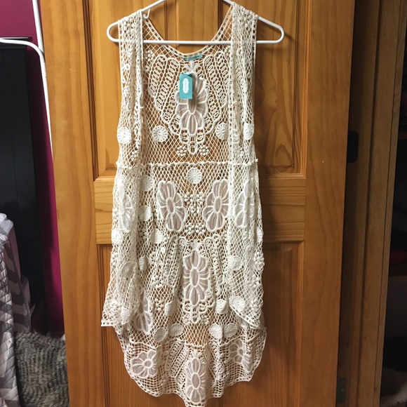 Crochet Sleeveless Cardigan