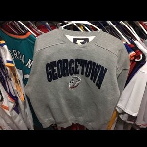 Throwback NCAA Georgetown Pullover