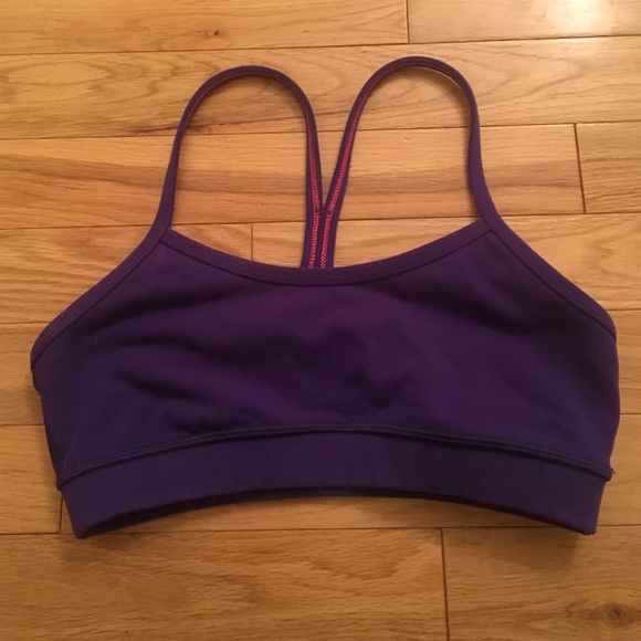 Purple lululemon sports bra
