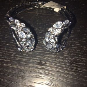 New Alexis Bittar Liquid Crystal Hinged Bracelet