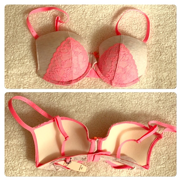 NWT Victoria's Secret TShirt Push-Up Bra w/lace