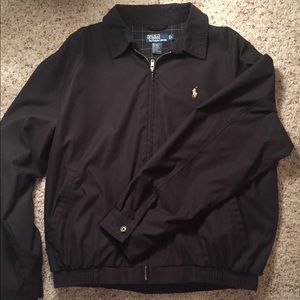 Polo Ralph Lauren Large Windbreaker Jacket - Black