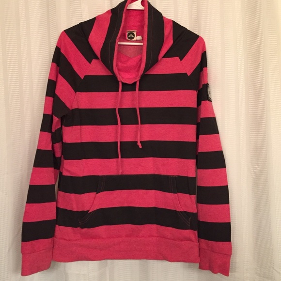 Rosy Cowl Neck Sweatshirt