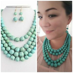 BUY 1, GET 1 FREE! Faux Turquoise set