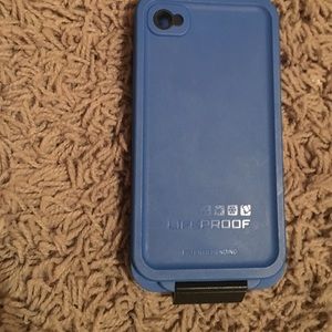 Blue iPhone 4s life proof case!
