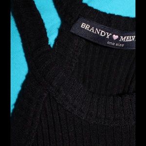 BLACK BRANDY CROP TOP