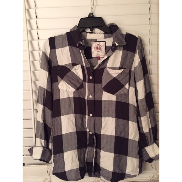 Black and white flannel