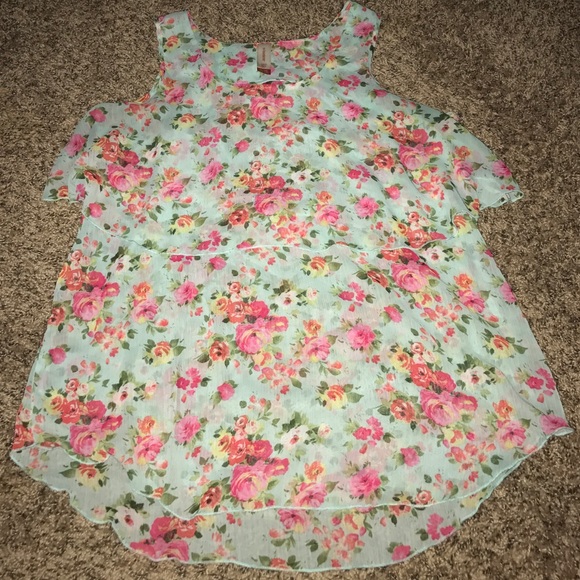 Floral tank top