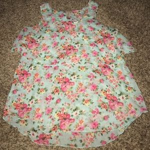 Floral tank top