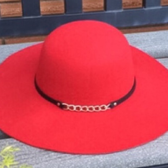 🦋Wool Blend Floppy Chain Detail Chic Hats🦋 - Picture 6 of 6