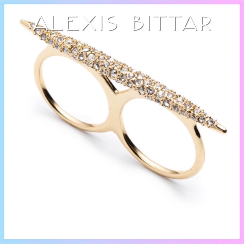 New Alexis Bittar Two Finger Ring