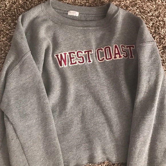 Cropped sweatshirt