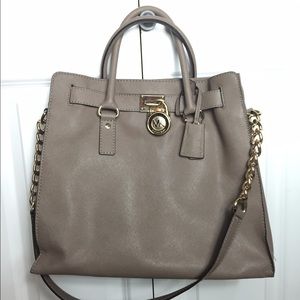 Michael Kors Hamilton Large Leather Tote