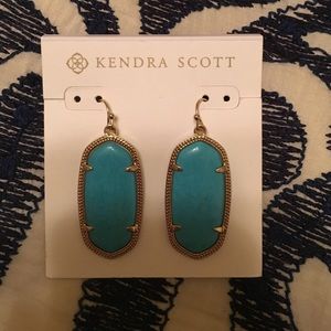 Kendra Scott turquoise drop earrings