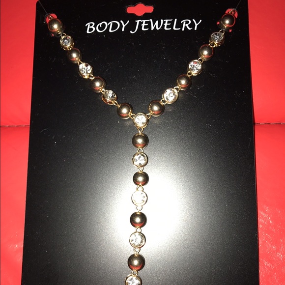 New "Body Jewelry" Neck/Belly Wrap Chain