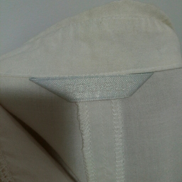 Vintage white long sleeves Couier top - Picture 4 of 5