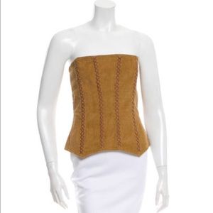 Dolce & Gabbana corduroy zip corset - barely worn