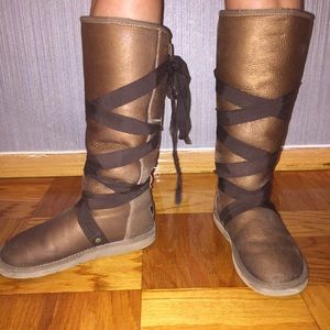 UGG lace up boots