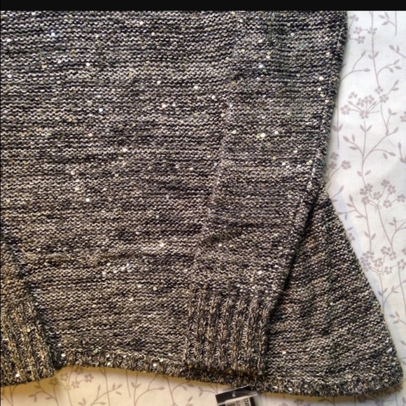 INC sequin Pullover-sweater Temp Price decrease! - Picture 2 of 3