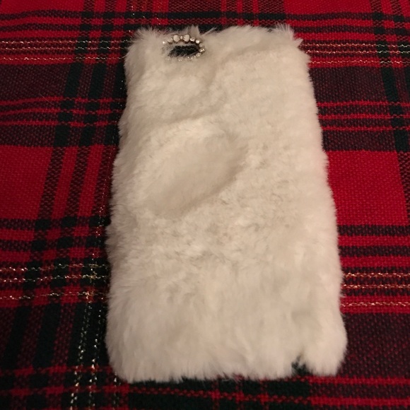 iPhone 6 Plus Furry cell phone case NEW