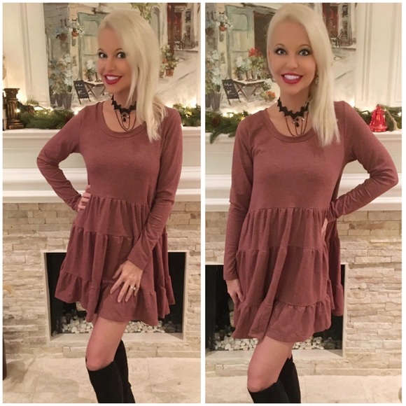 So soft French Terry tunic/dress LAST ONE - Picture 2 of 3