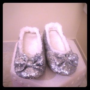 Sequin slippers