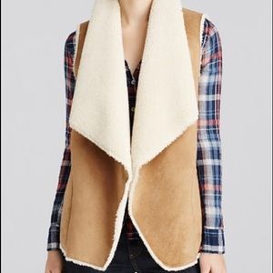 Velvet Fleece Faux Sherpa Vest XS Free People