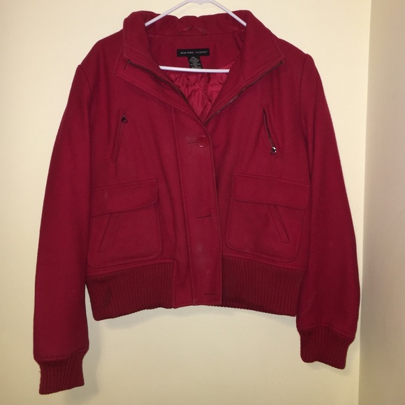 Wool NY&Co Bomber Jacket