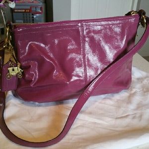 Coach Mia patent leather crossbody