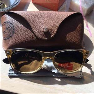Ray-Ban honey sunglasses