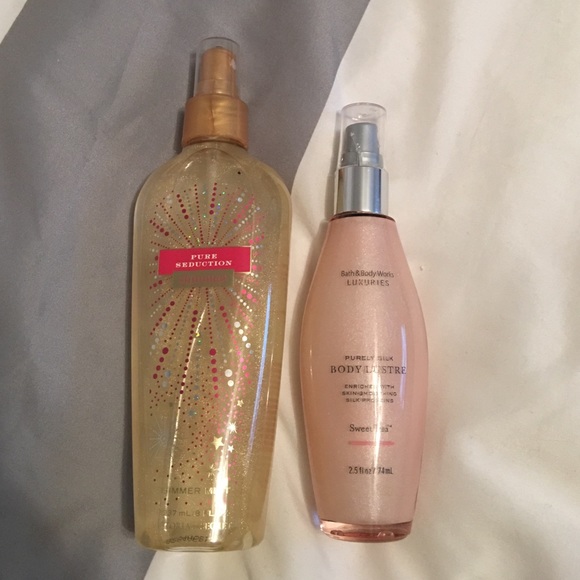 Scented Body shimmer spray and lotion!