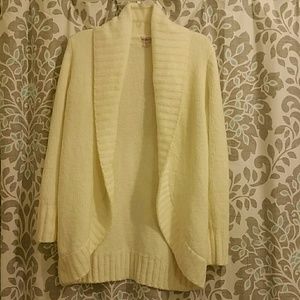 Shawl collar Border cardigan Sweater