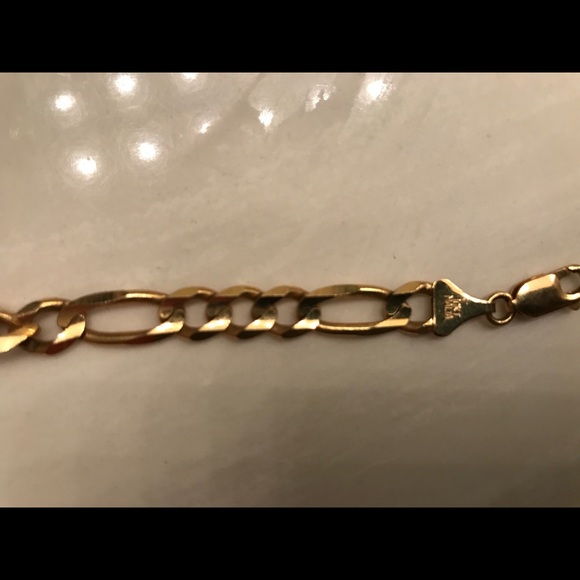 10 KT Gold Figero Bracelet. Listing for baaap.
