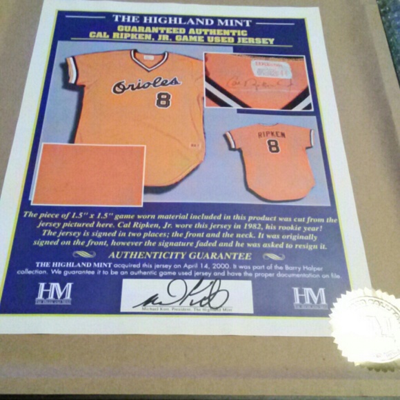 CAL RIPKEN JR GAME USED JERSEY COLLECTION - Picture 2 of 2