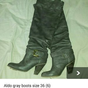 Aldo gray boots