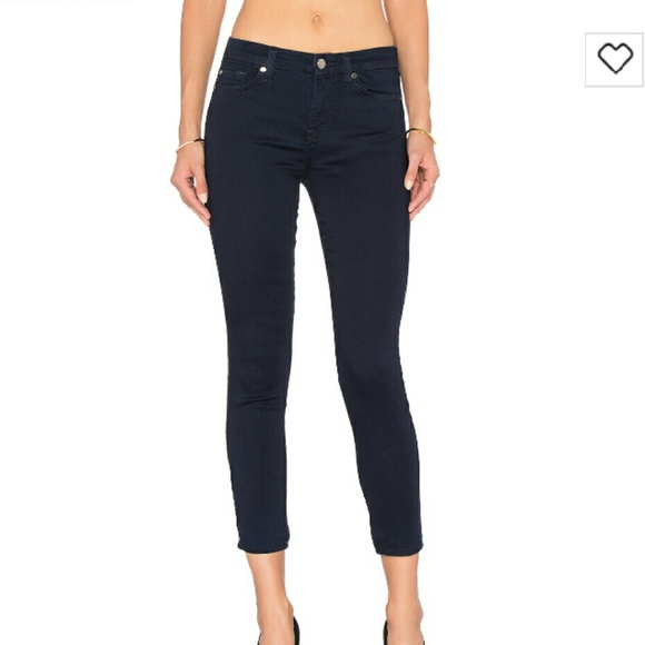 7 for All Mankind the Cropped Skinny Jeans