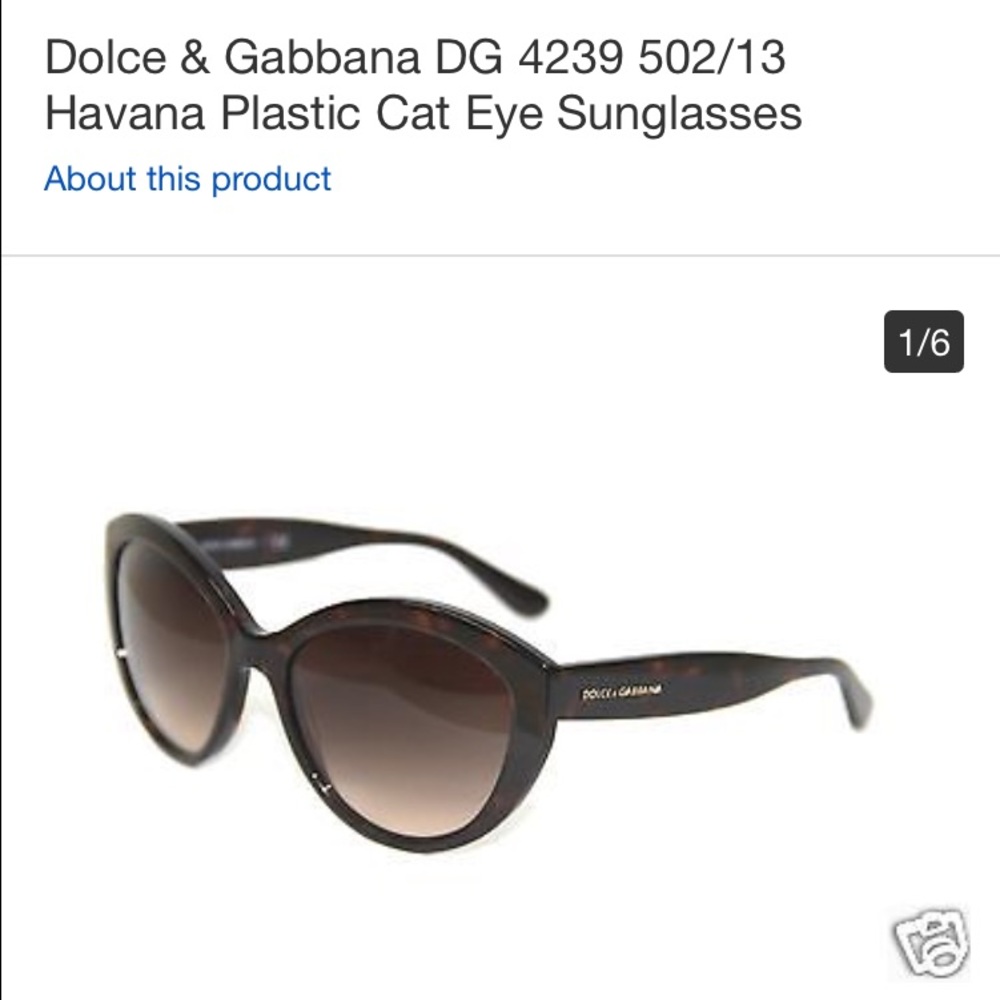 Dolce and Gabbana sunglasses