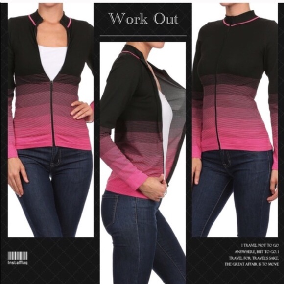 ❤Work out jacket -Blue - Picture 2 of 2