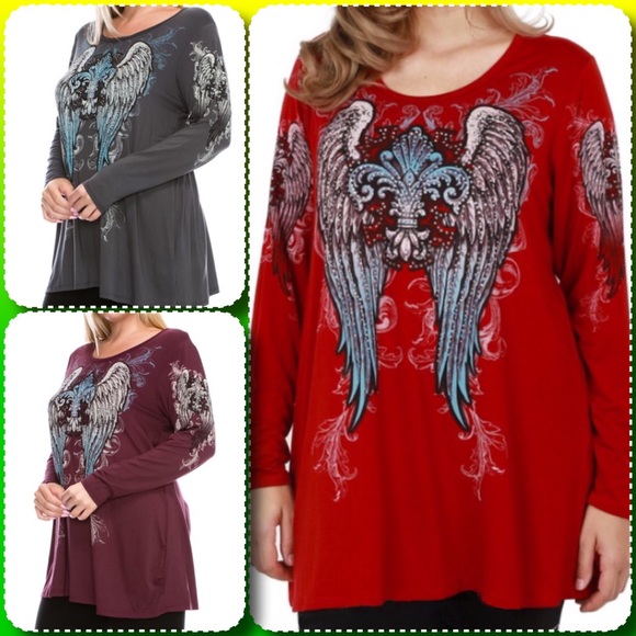 GORGEOUS STONE DESIGN TUNIC! - Picture 2 of 4