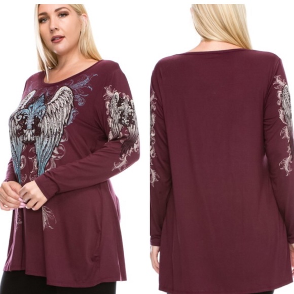 GORGEOUS STONE DESIGN TUNIC! - Picture 4 of 4
