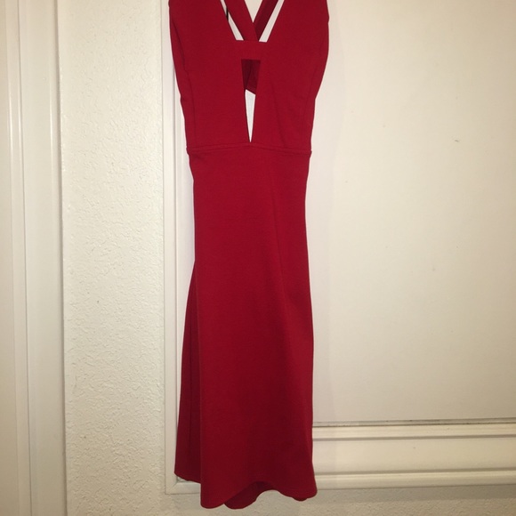 Red HOT Little RED dress BodyCon Stunning - Picture 2 of 3