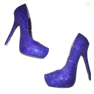 💙💜✨Gorgeous Sparkly Blue/Purple Heels Size 7.5
