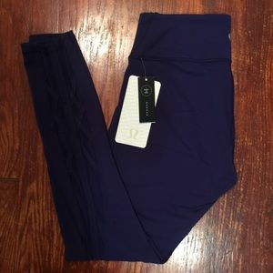 Lululemon Athletica - Deep Purple Mesh Tight