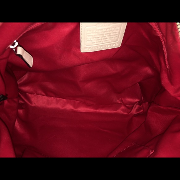 COACH POPPY PLACED FLOWER GLAM LARGE CANVAS TOTE - Picture 3 of 4