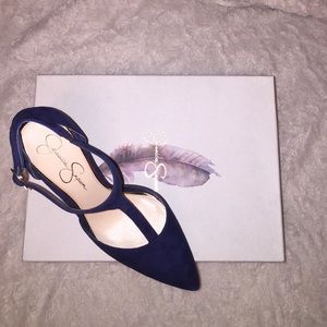 Blue Jessica Simpson heels (brand new )