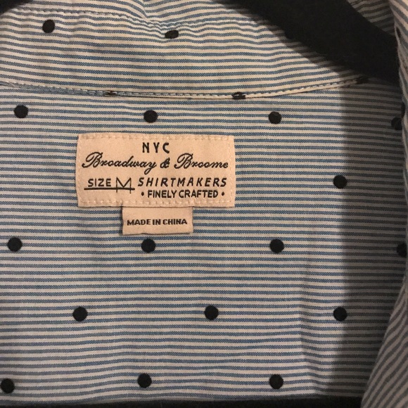 Madewell Polka Dot Shirt - Picture 2 of 2