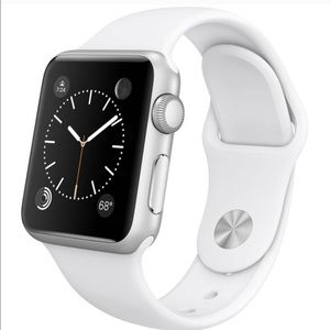 Apple Watch 38mm With Sport Band And Silver Band