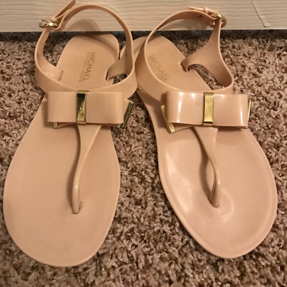 Michael Kors Jelly Sandals with bow
