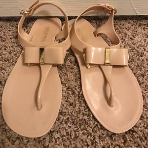 Michael Kors Jelly Sandals with bow